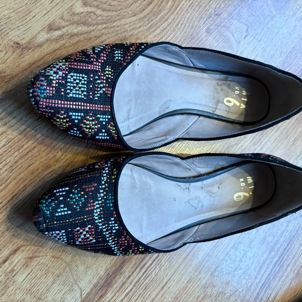 Colorful Patterned Women's Flats